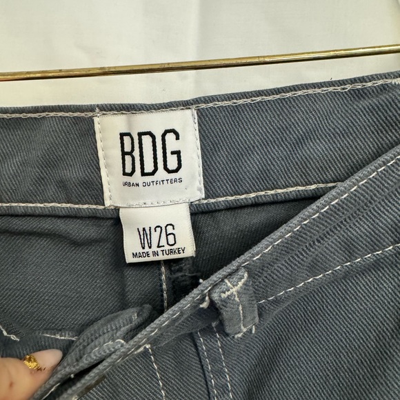 Urban Outfitters Blue/Grey High Waist Denim Pants BNWOT - Picture 4 of 4